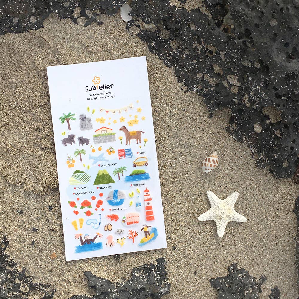 Stay in Jeju Sticker | Suatelier Design