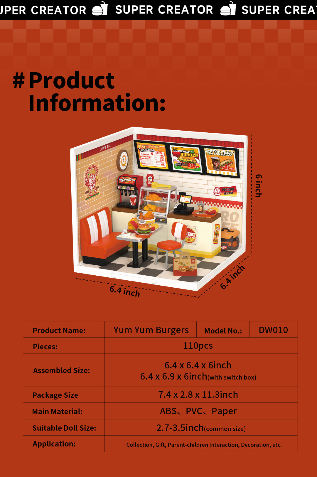 Yum Yum Burgers | Rolife