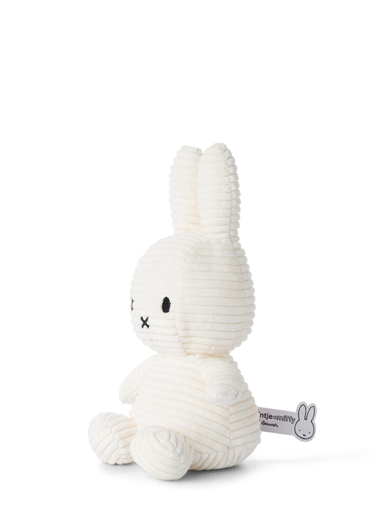 Miffy Sitting Corduroy Off White 23cm