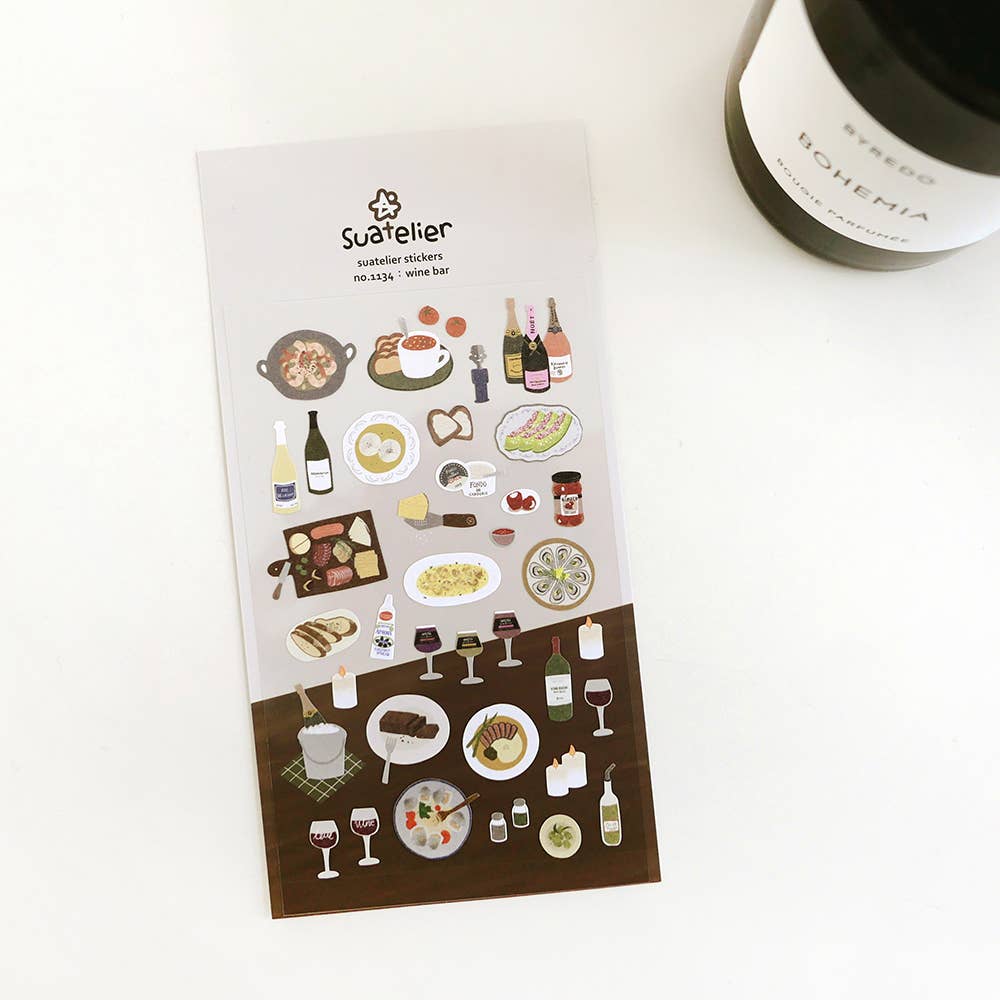 Wine Bar Sticker | Suatelier Design