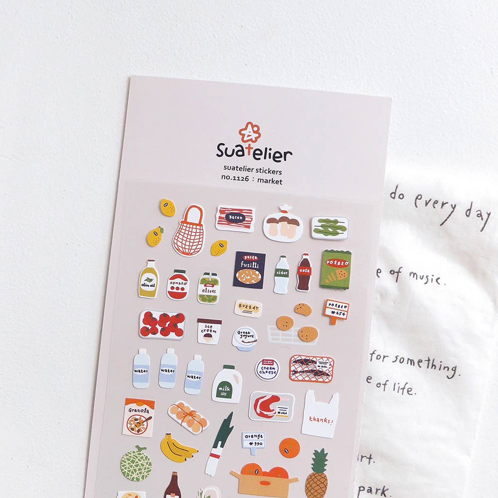 Market Sticker | Suatelier Design