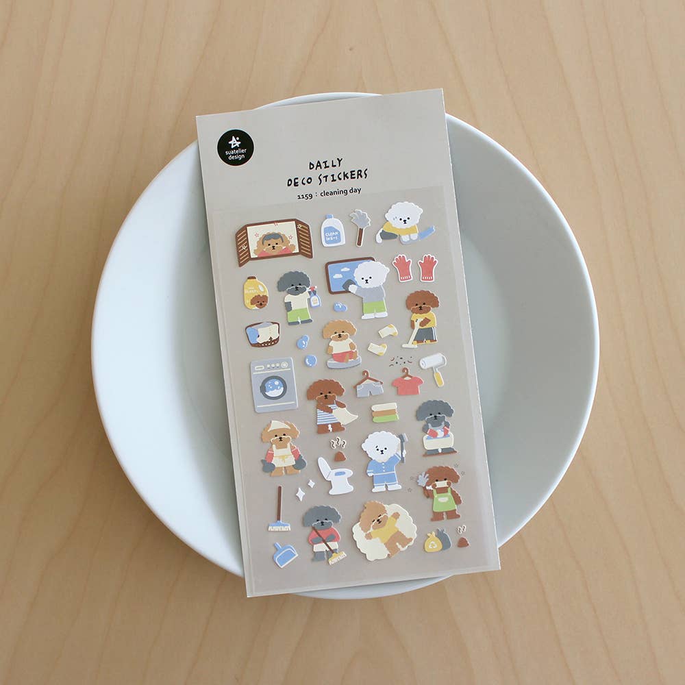 Cleaning Day Sticker | Suatelier Design