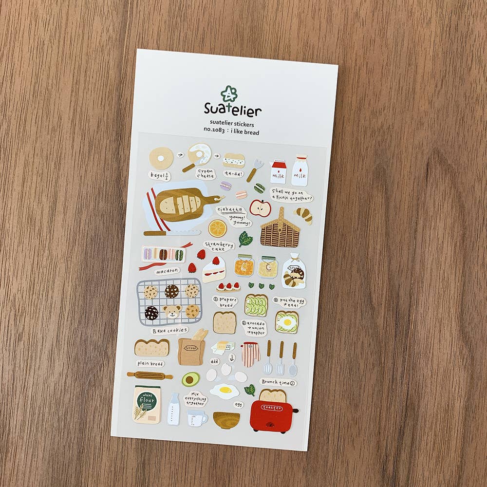 I Like Bread Sticker | Suatelier Design