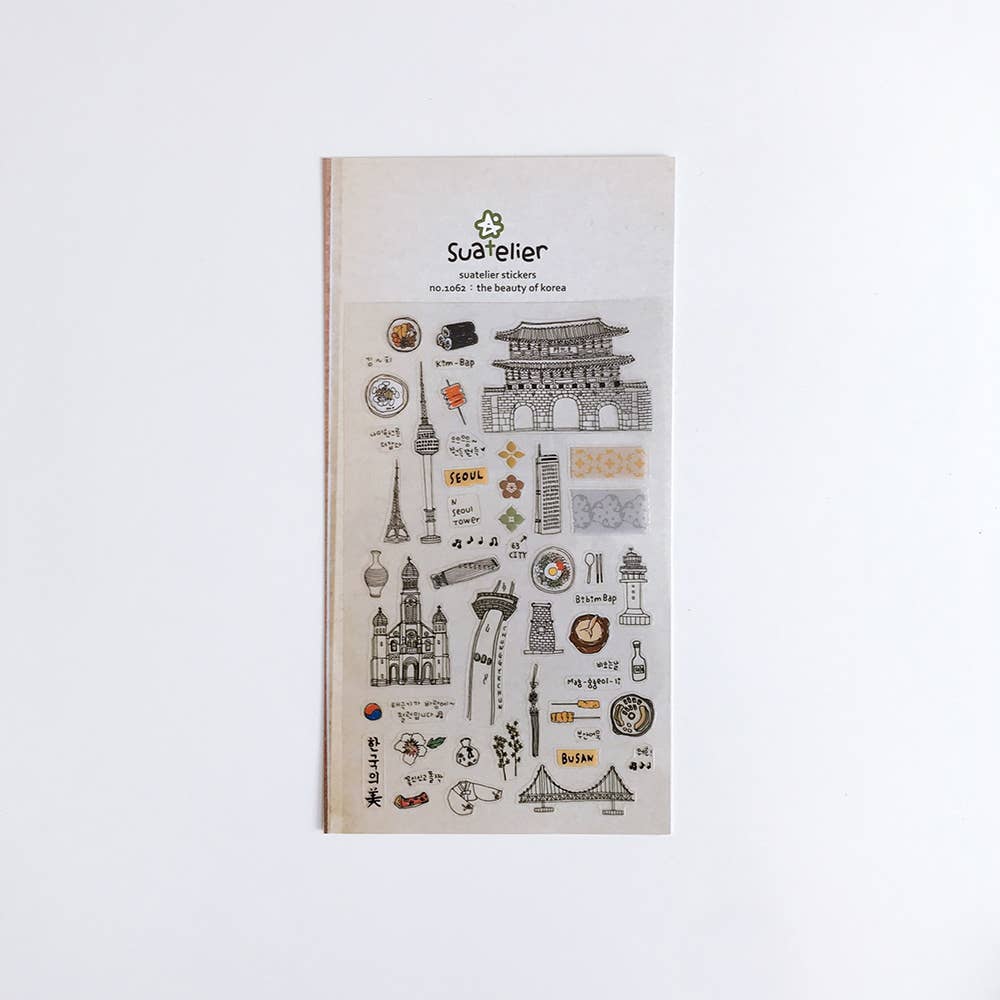 The Beauty of Korea Sticker | Suatelier Design