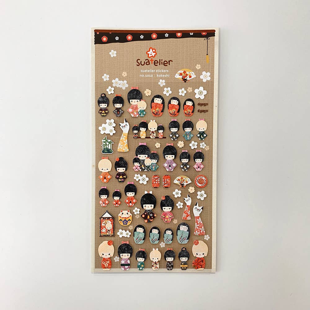 Kokeshi Sticker | Suatelier Design