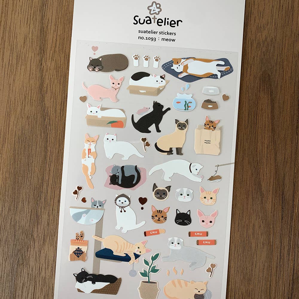 Meow Sticker | Suatelier Design