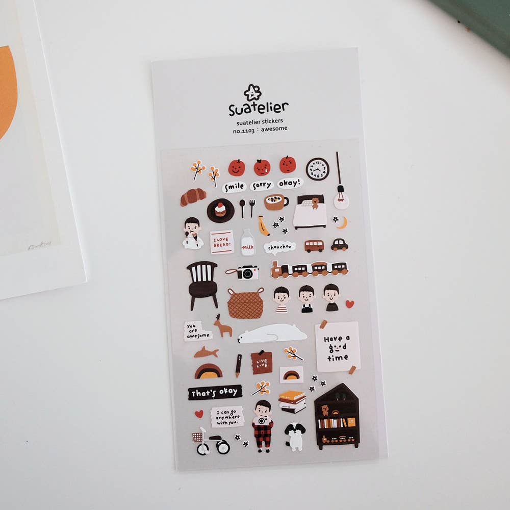 Awesome Sticker | Suatelier Design