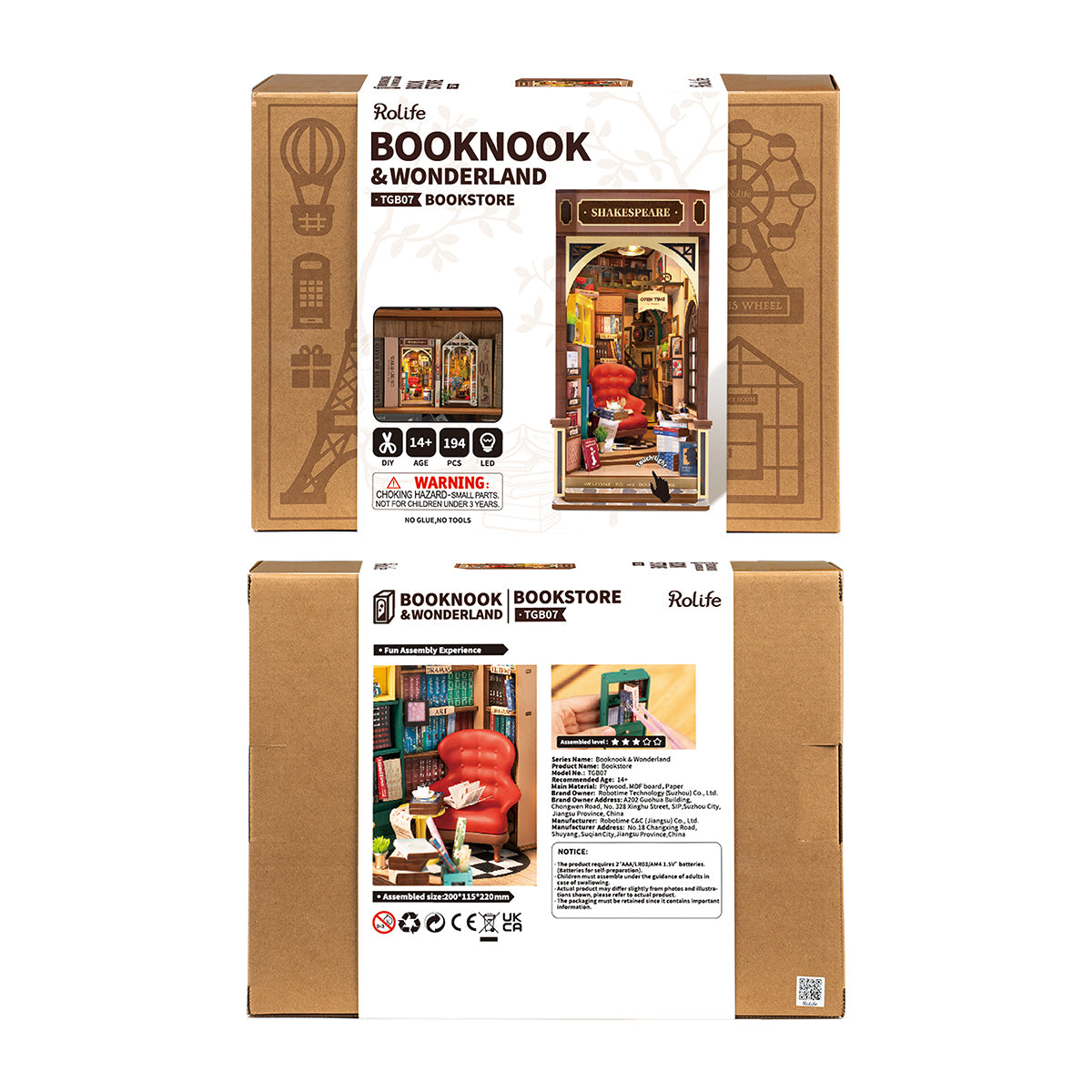 Book Nook Shelf Insert - Bookstore | Rolife