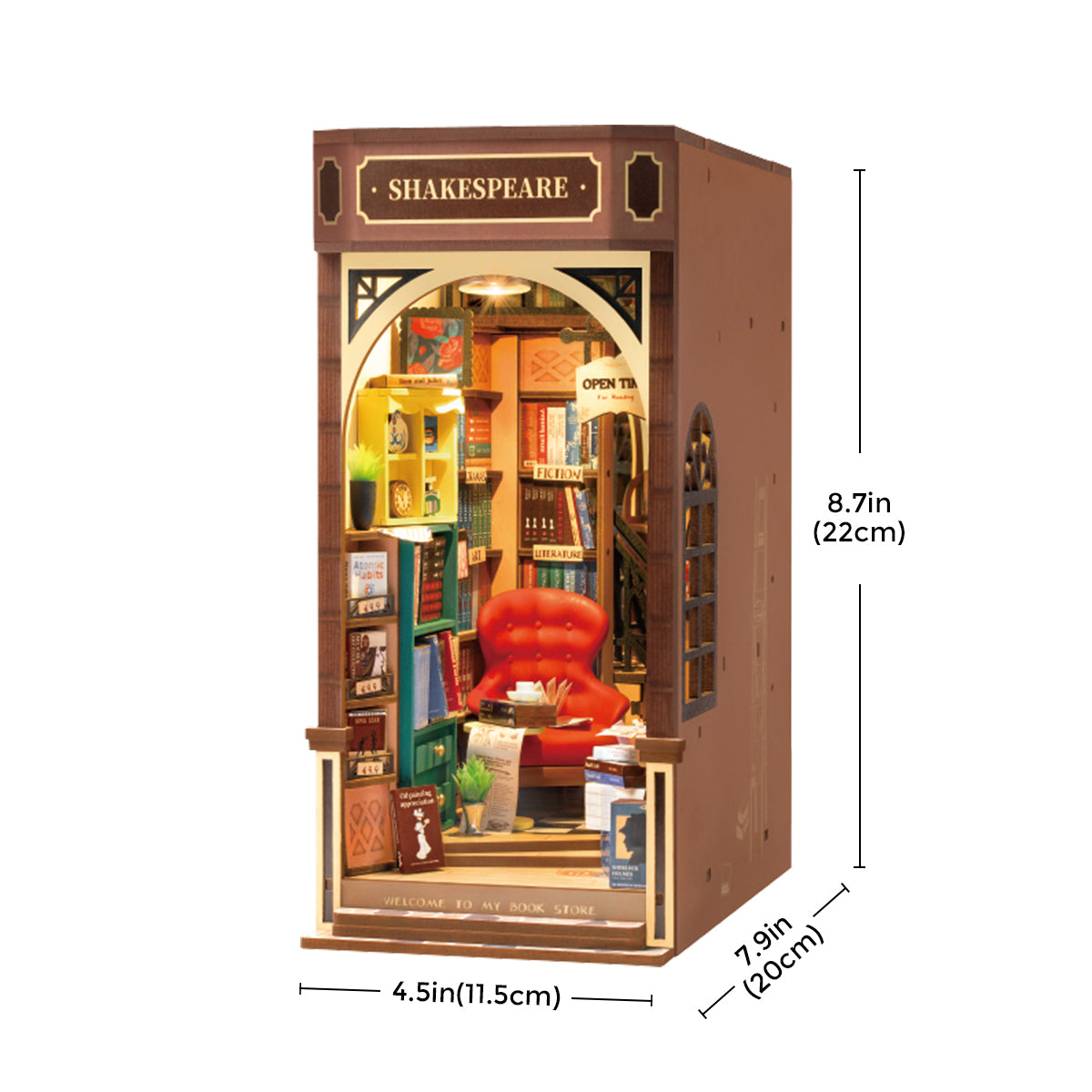 Book Nook Shelf Insert - Bookstore | Rolife