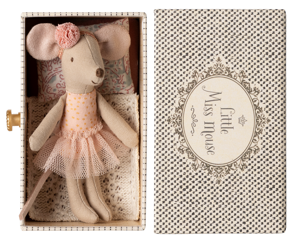 Dance Mouse in Daybed Little Sister | Maileg