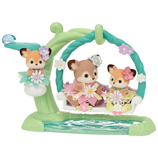 Deer Babies -Floral Swing Set- | Sylvanian Families