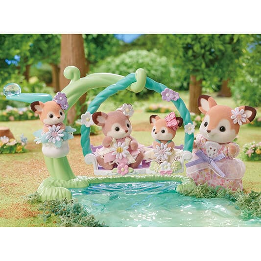 Deer Babies -Floral Swing Set- | Sylvanian Families