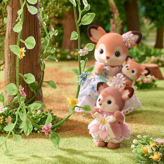 Deer Babies -Floral Swing Set- | Sylvanian Families