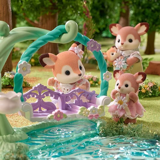 Deer Babies -Floral Swing Set- | Sylvanian Families