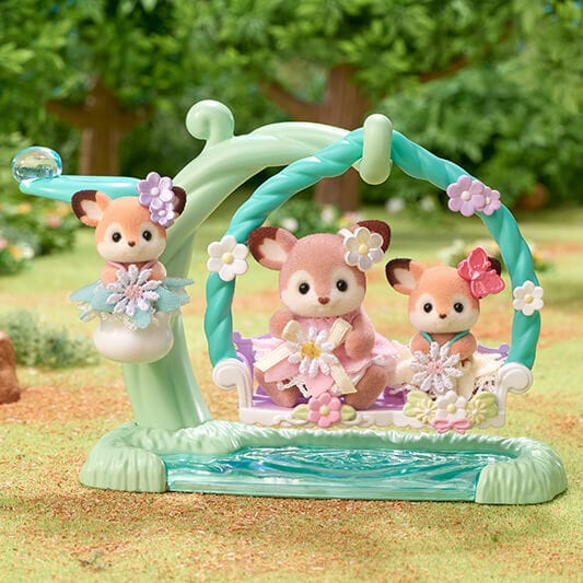 Deer Babies -Floral Swing Set- | Sylvanian Families