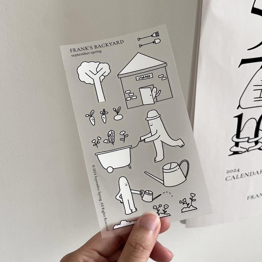 Frank's Backyard - Stickers | September Spring