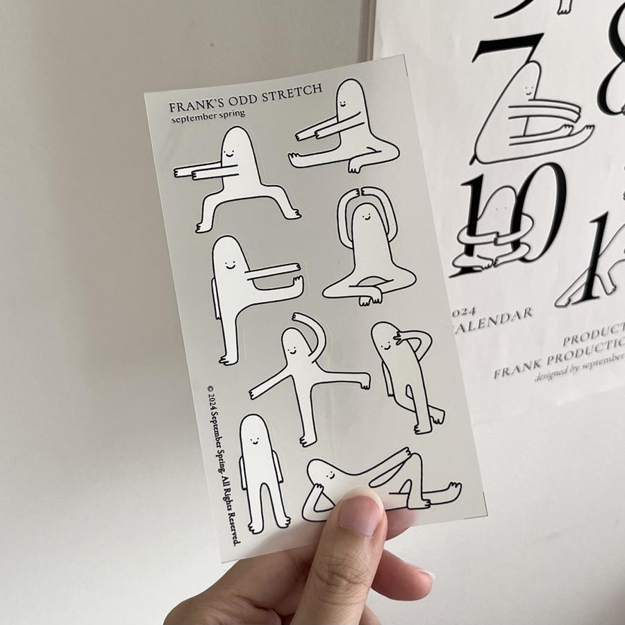 Frank's Odd Stretch - Stickers | September Spring