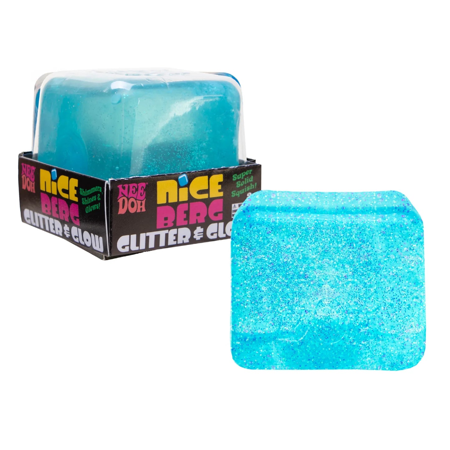 Glitter & Glow Niceberg | NeeDoh (Max 1 per person) (Preorder now open - start shipping from 28 Aug)