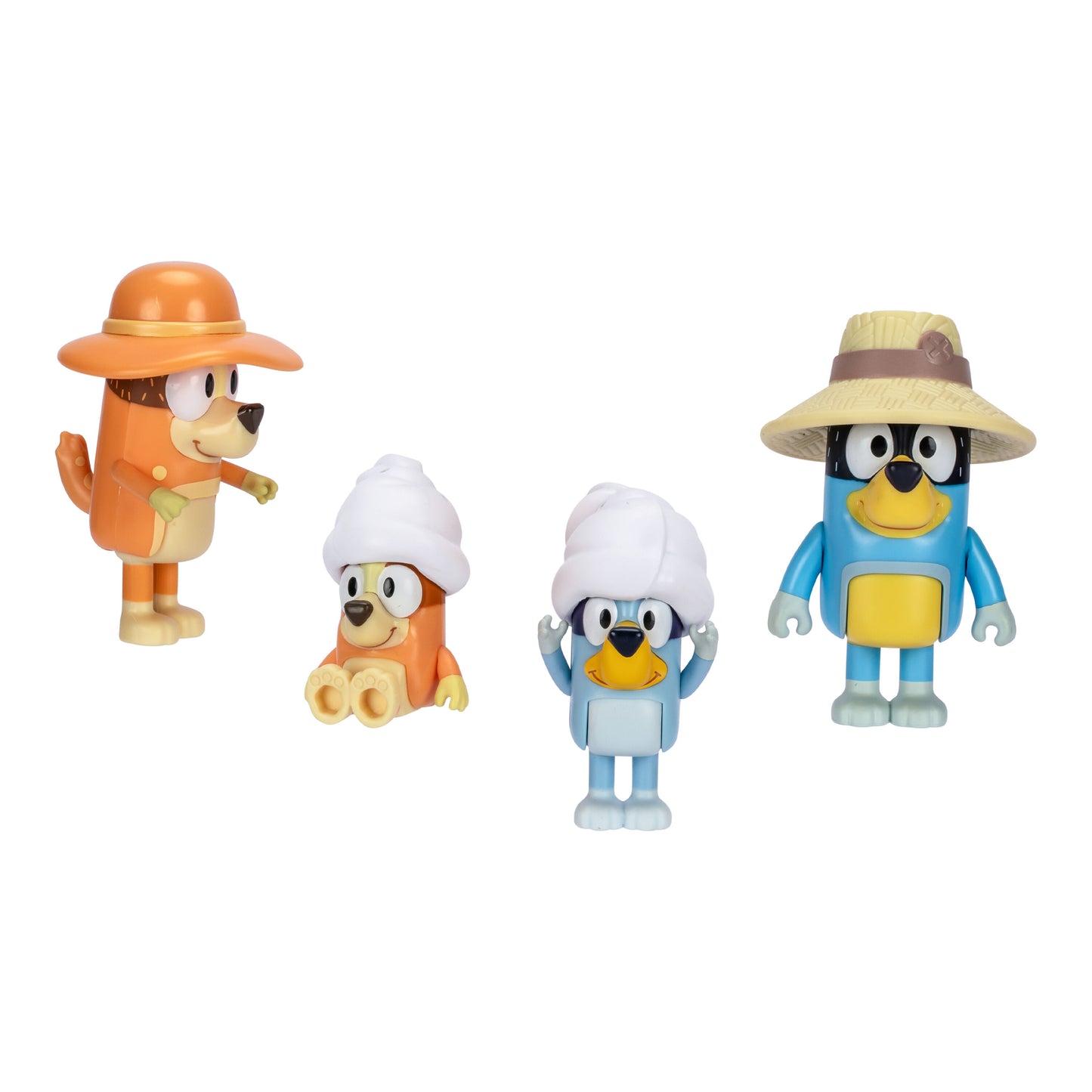 Bluey Figurine 4pack - Series 11 - Family Trip