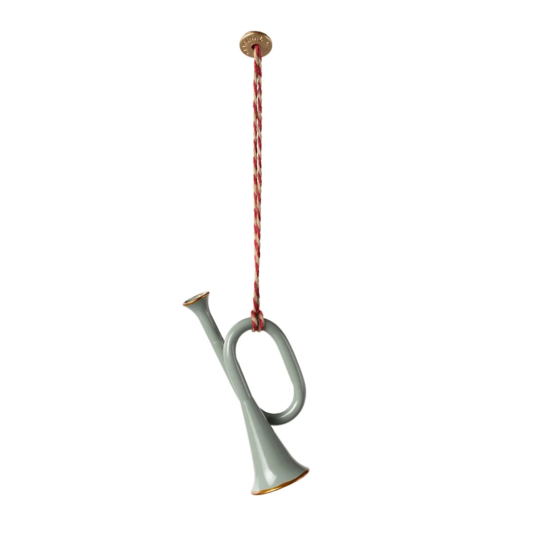 Metal Ornament Trumpet - Mint | Maileg