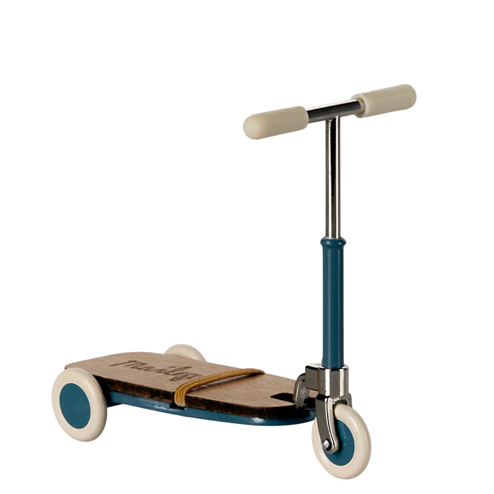Kick Board Scooter Mouse Blue | Maileg