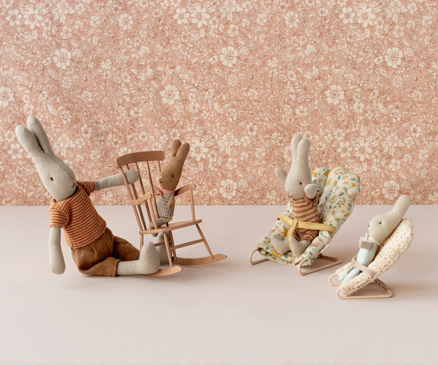 Rabbit My Light Blue check | Maileg