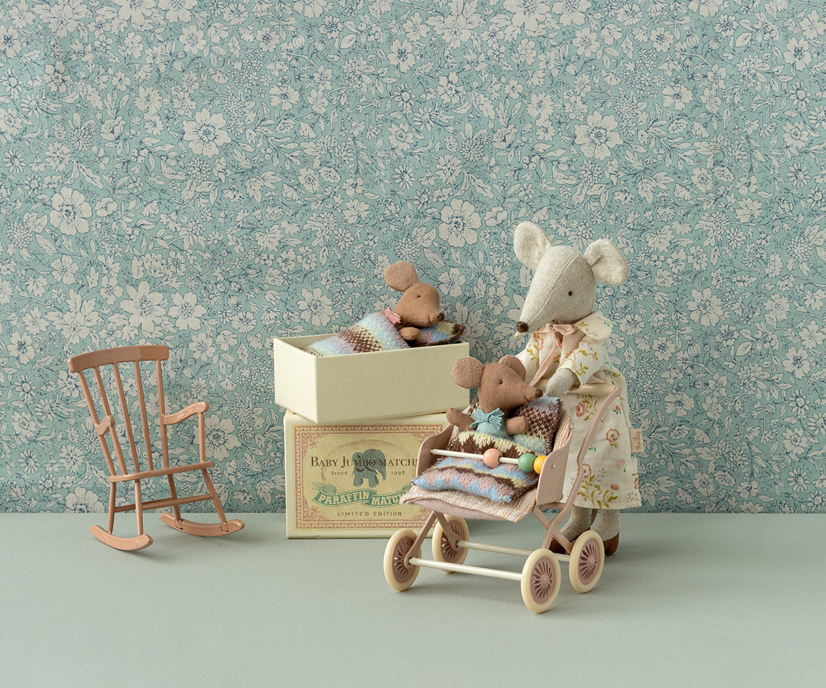 Sleepy Wakey Baby Mouse in Box Blue | Maileg