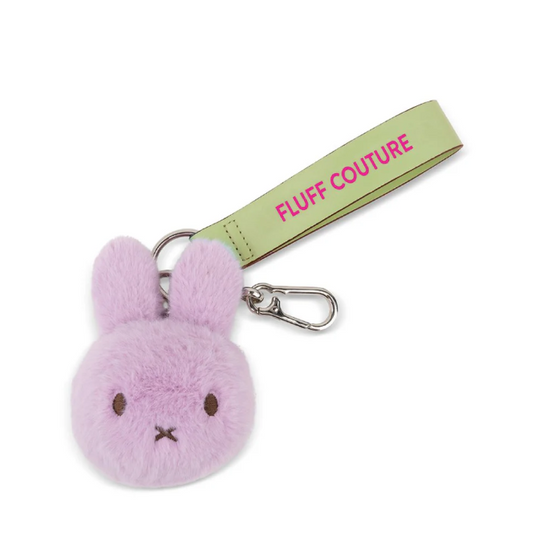 Eco Fuzzy Bag Charm - Lilac | Miffy