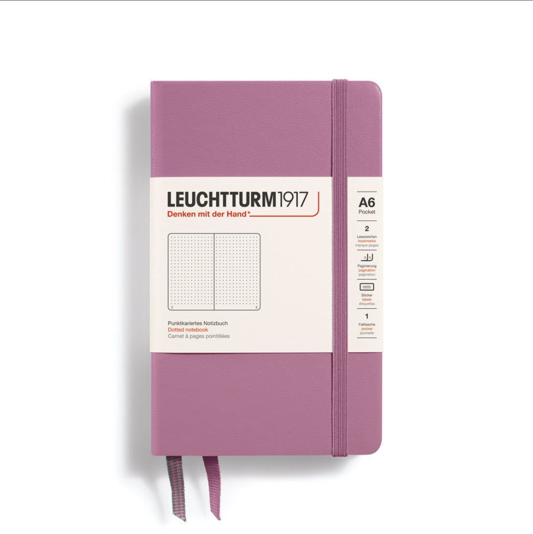 Notebook Pocket (A6) Dusty Rose, Dotted | Leuchtturm