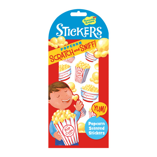 Popcorn Scratch and Sniff Stickers
