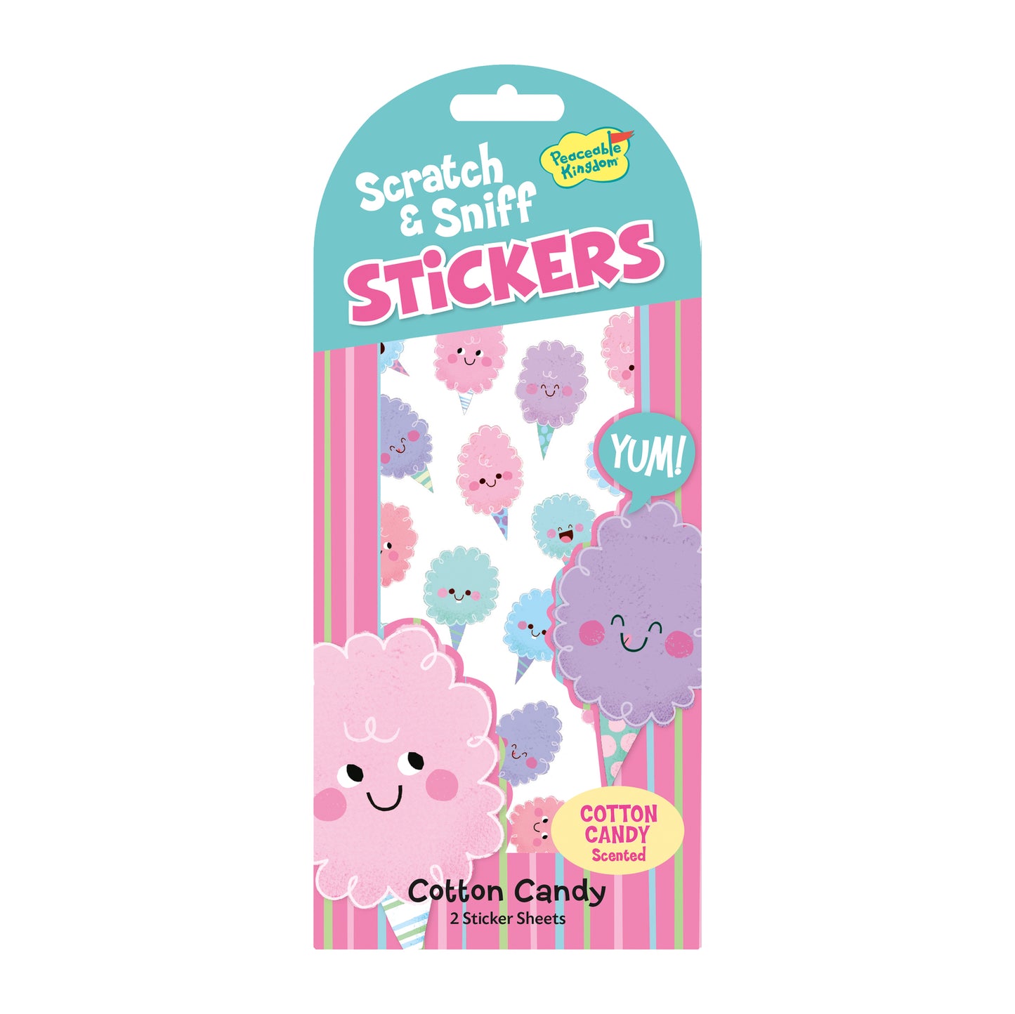 Cotton Candy Scratch and Sniff Stickers