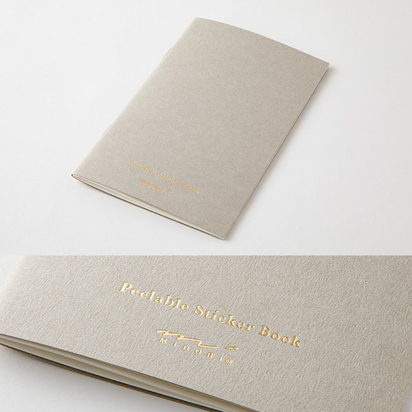 Peelable Sticker Book Grey | Midori