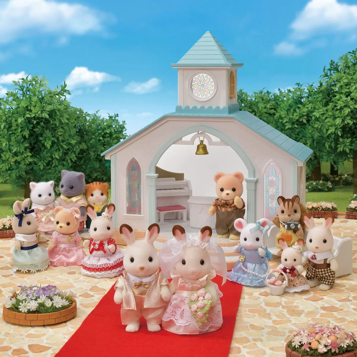 Happy Chocolate Rabbit Wedding | Sylvanian Families