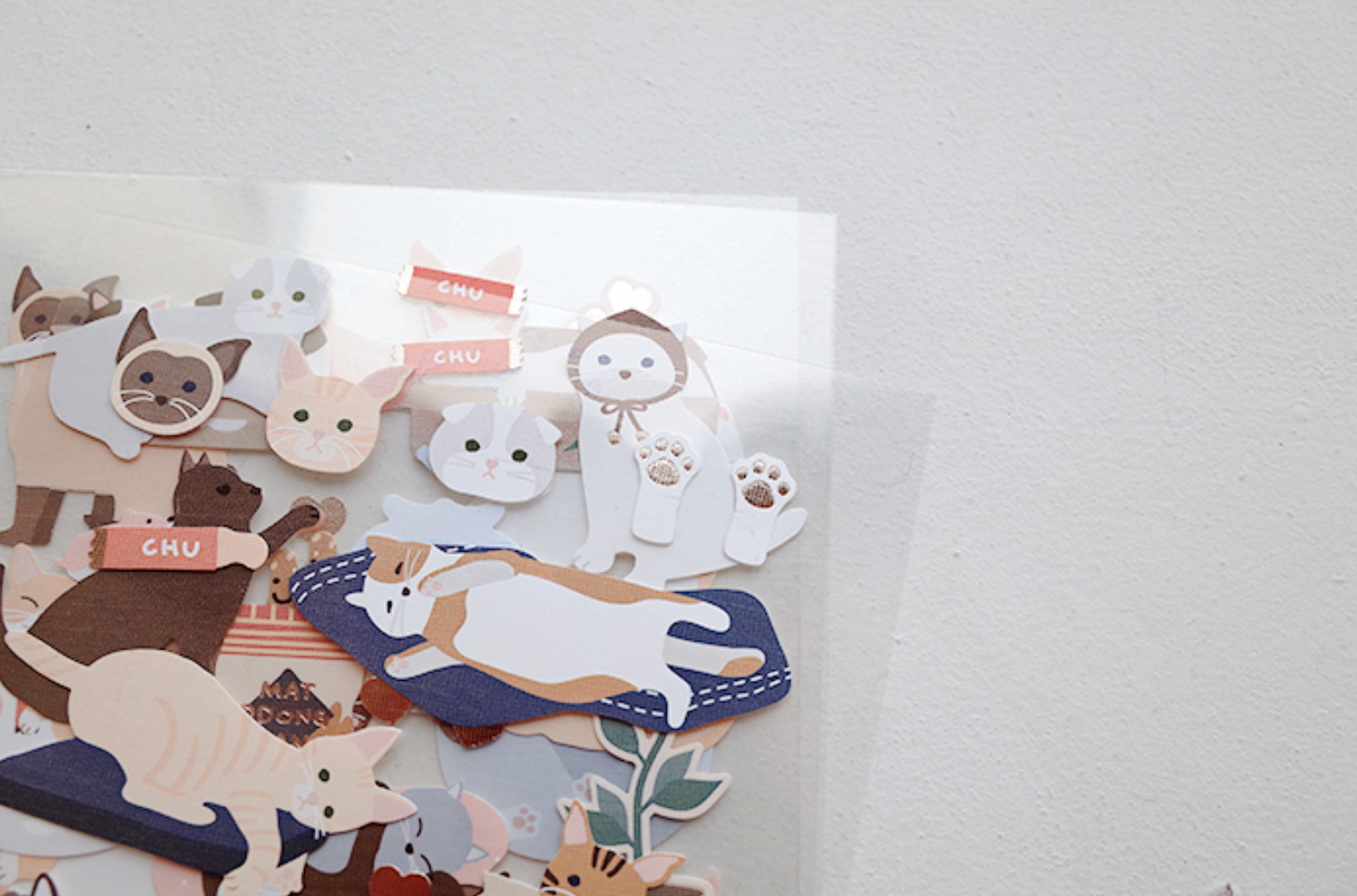 Nyang Nyang Seal Overlapping Stickers | Suatelier