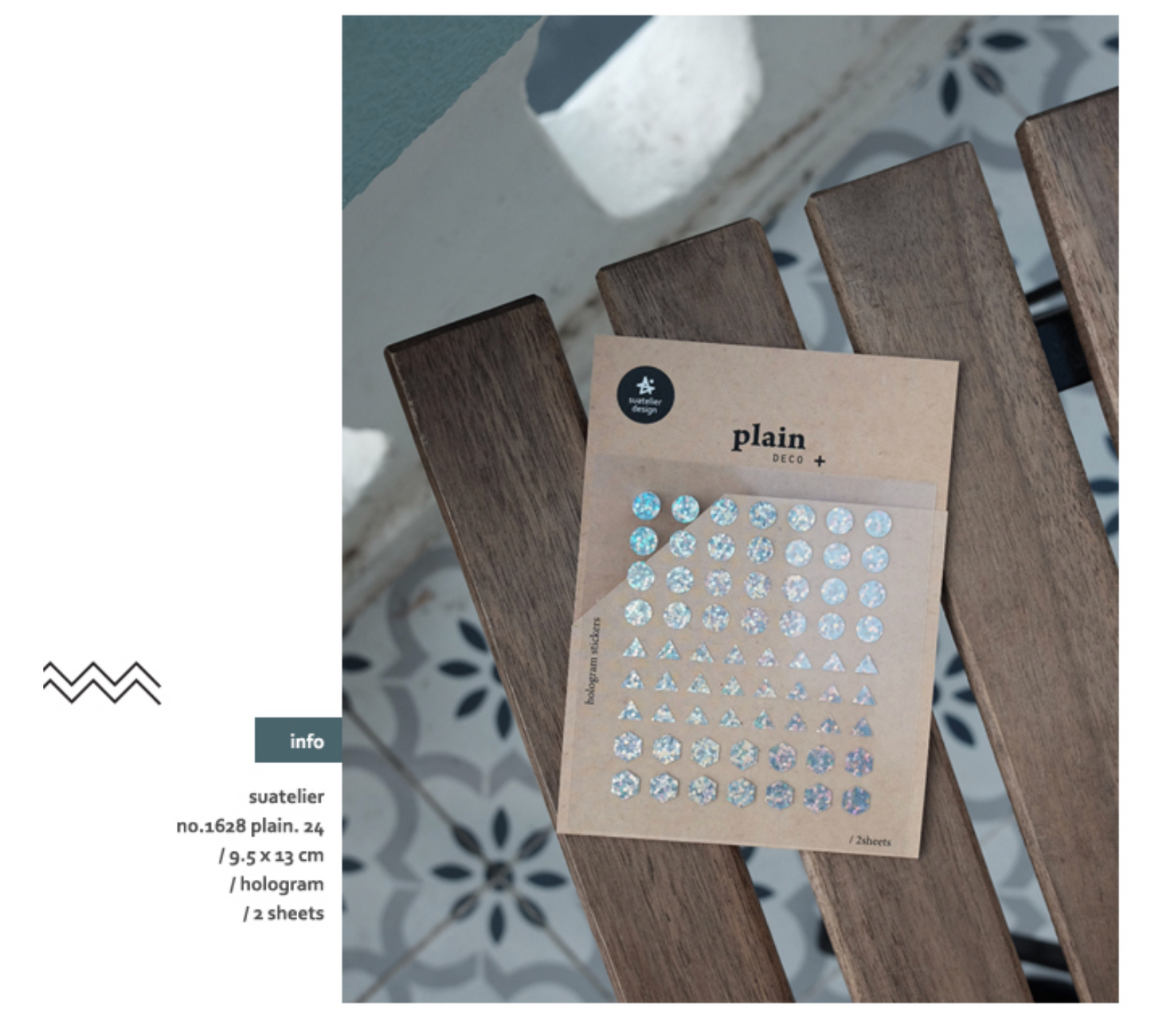 Plain.24 Sticker | Suatelier Design