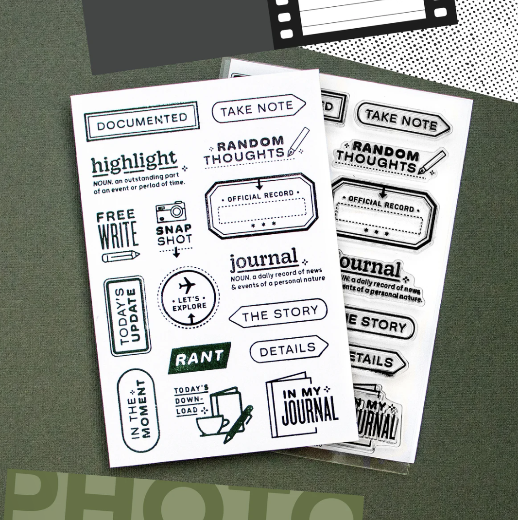 Daily Details - Clear 4x6 stamp