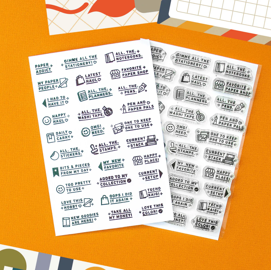 Paper Prompts Stamp 4x6