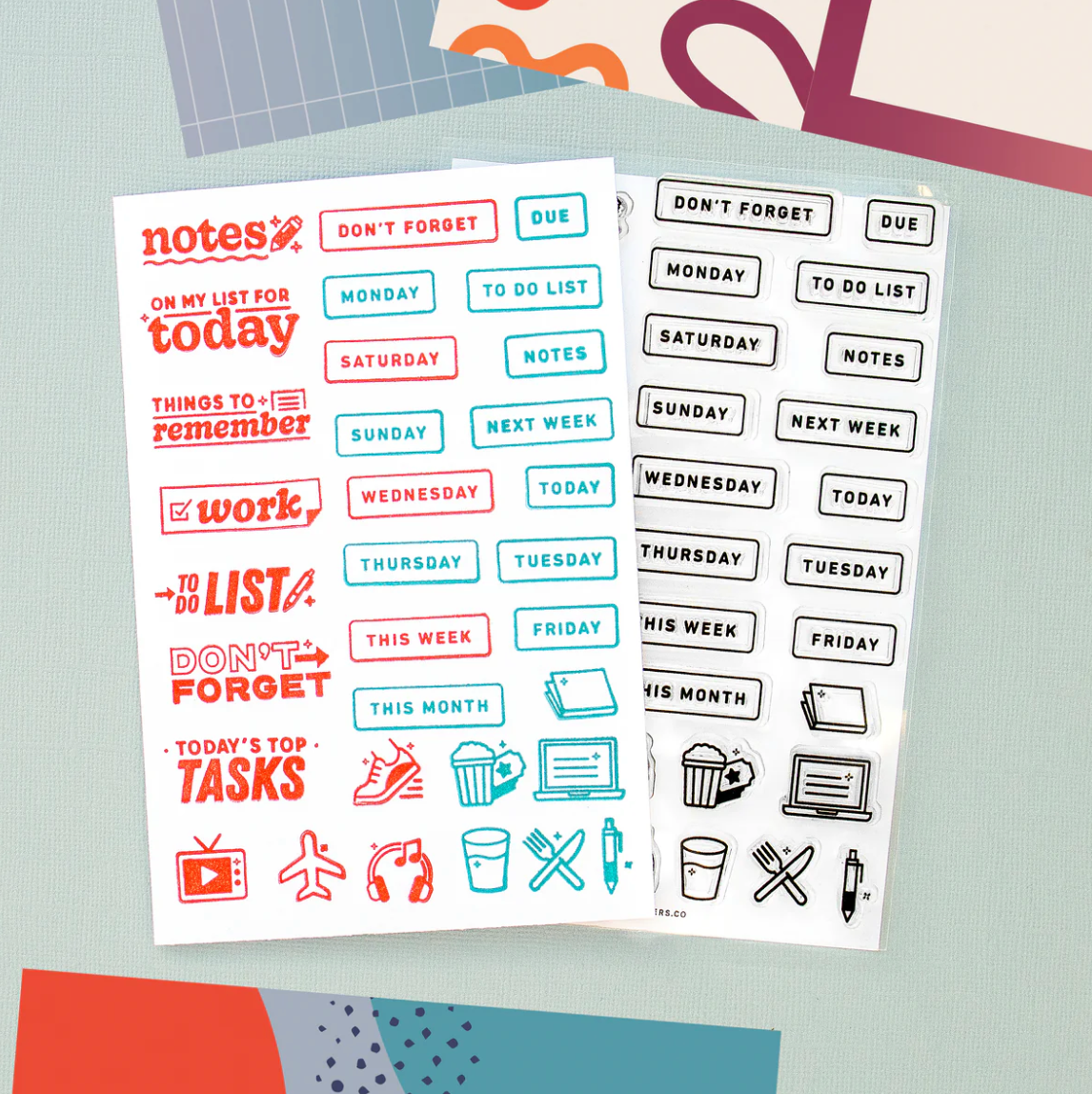 This Week - Clear Stamp 4x6