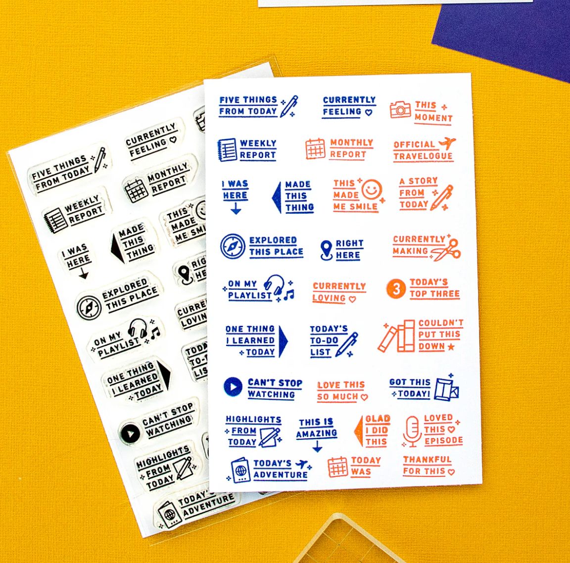 29 Prompts - Clear Stamp 4x6