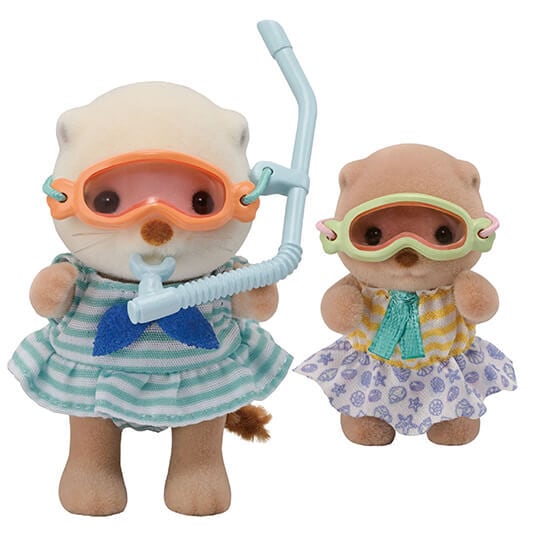 Sea Otter Sisters -Splashy Snorkel Set- | Sylvanian Families