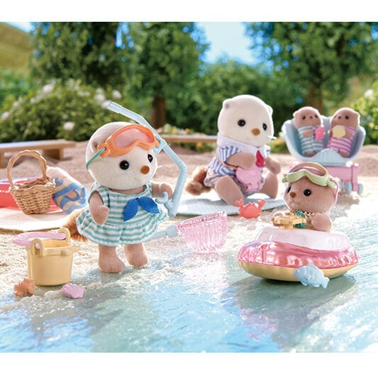 Sea Otter Sisters -Splashy Snorkel Set- | Sylvanian Families