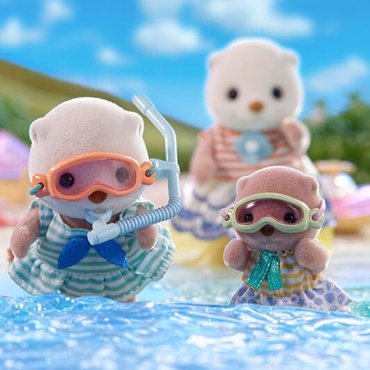 Sea Otter Sisters -Splashy Snorkel Set- | Sylvanian Families