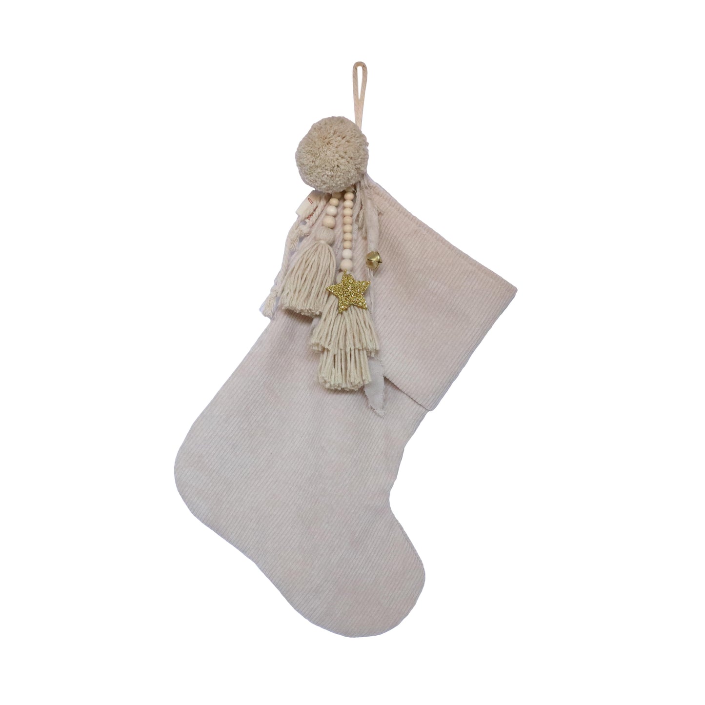 Vanilla Corduroy Stocking