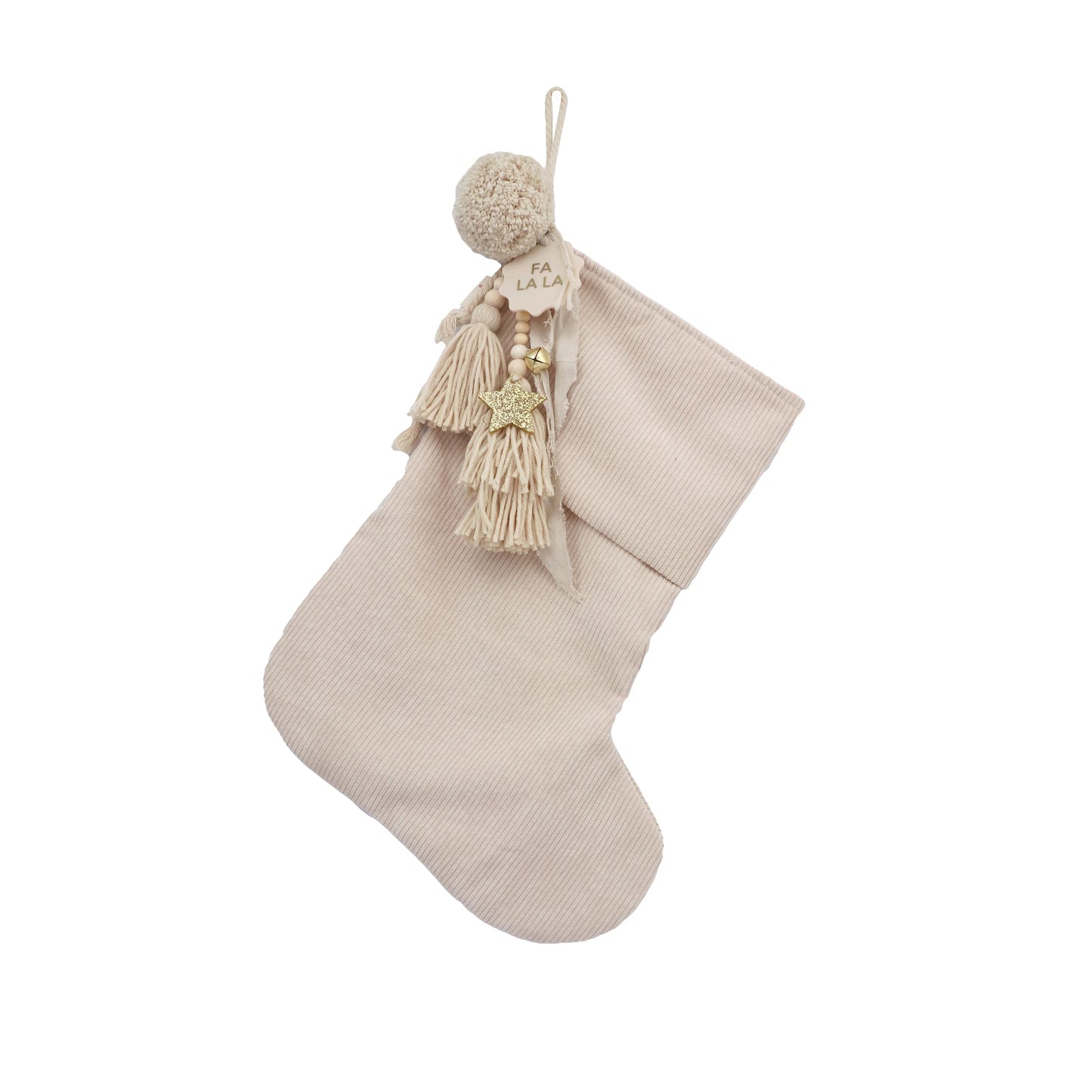 Vanilla Corduroy Stocking