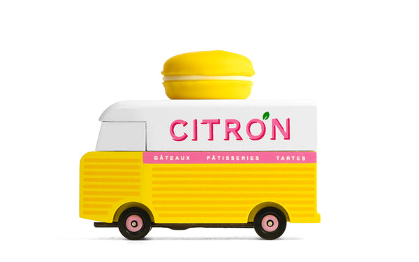 Yellow Macaron Van | Candylab