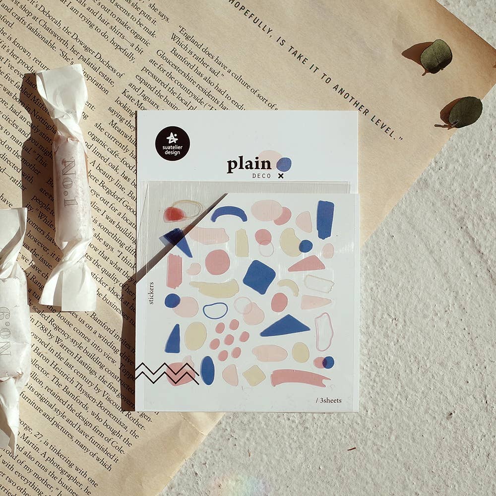 Plain.18 Sticker | Suatelier Design