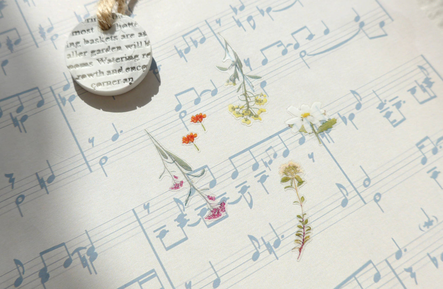 Flower Letter Sticker | Suatelier Design