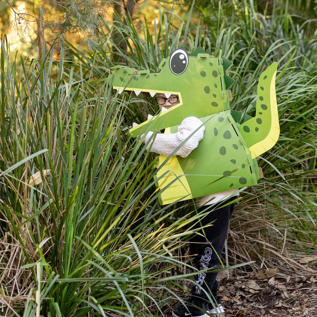 Billie The Crocodile - 3D Reusable Cardboard Costume