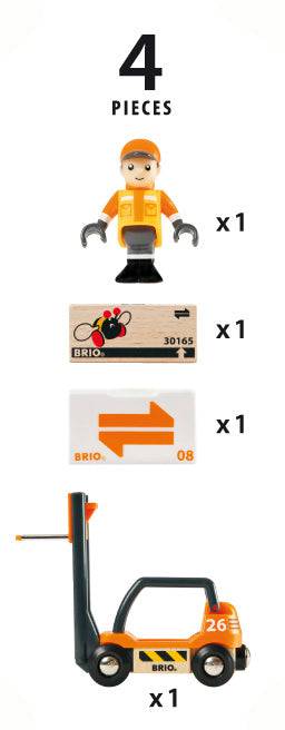 Forklift 4 pieces | Brio