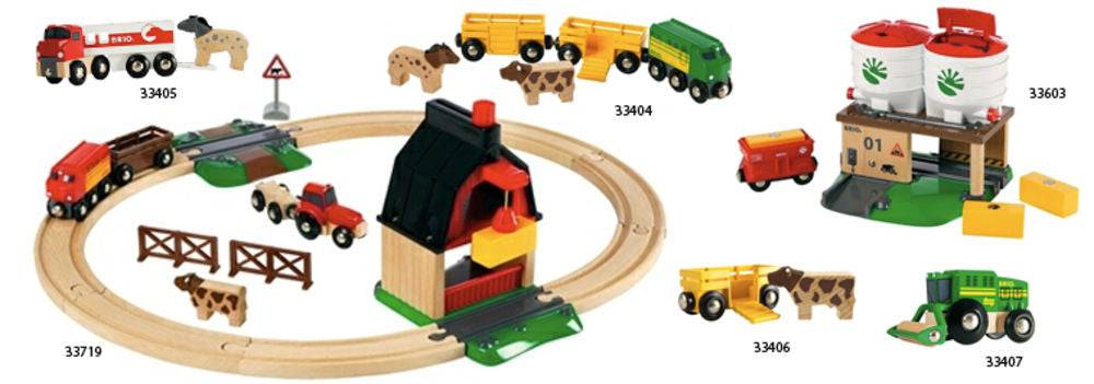 Farm Railway Set 20 pieces | Brio